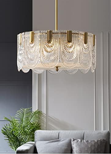 Француска романтична романтична дневна соба трпезарија Спална соба Спалски стакло лустерски ламби E14
