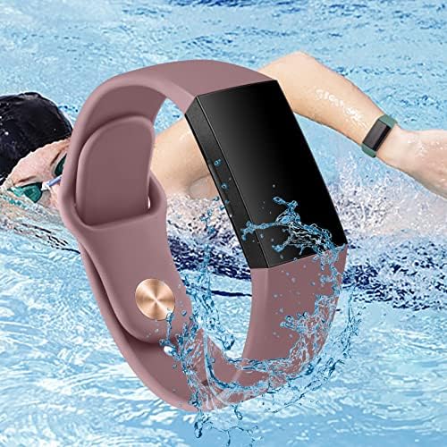 Силиконски ленти Meliya за Fitbit Charge 4 / Fitbit Charge 3 бендови жени мажи, меки силиконски спортски заменски нараквици за нараквица за Fitbit 4 / Fitbit Charge 3 / Charge 3 SE Fitness Tracker