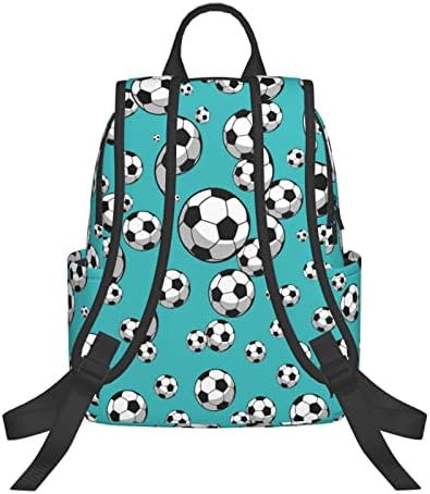 Фудбалски ранец за ранец за ранец, прилагодлив каиш за рамо, пакет за пешачење за пешачење за кампување за кампување за жени тинејџери