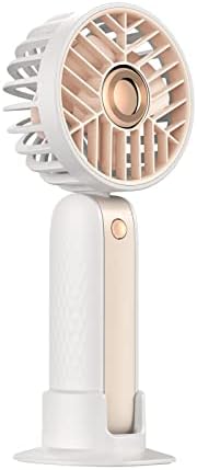 Преносен рачен вентилатор на Петсола, УСБ -вентилатор за ладење USB, прилагодлив личен вентилатор за домашно патување за дома, бело