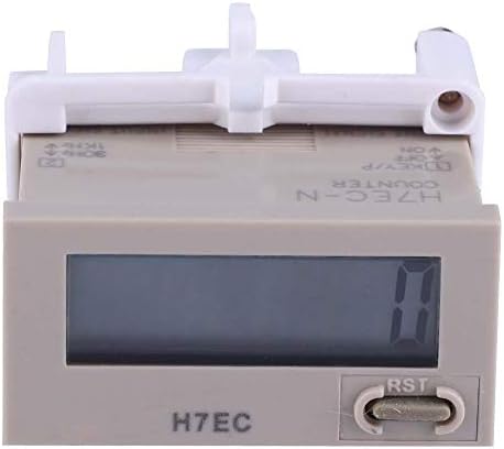 Fafeicy H7EC-N без влезен напон дигитален електричен бројач тотализатор, со 8-GIGIT LCD дисплеј, бројач