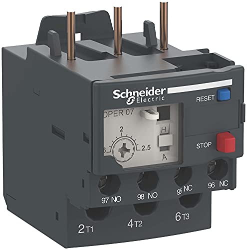 Schneider Electric - DPER07 Easy Termal Thermal Reley Relay, 1.6-2.5A, рачно/автоматско ресетирање, терминали за стегање на завртки