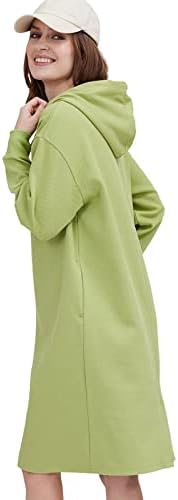 Obенски фустан од худи Асобио, лесен лесен долги ракави, пулвер, качулка за џемпери за секој спортови на отворено спортско носење на