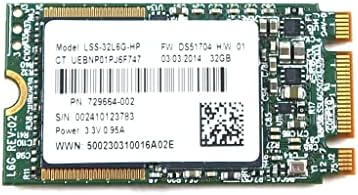 Цврст Државен Погон 729664-002 Компатибилен Резервен Дел За Замена ЗА HP Lite-On LSS-32L6G-HP 32GB MLC M. 2 2242 SATA 6Gb / s Внатрешен SSD