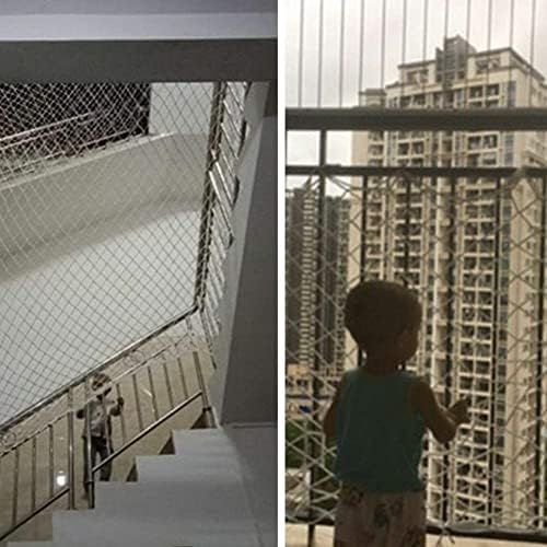 ГЕРОНВ 10м Детска Безбедносна Мрежа, Балконска Ограда Против Паѓање На Мачка Нето Заштита За Качување Нето Декорација Нето Надворешна