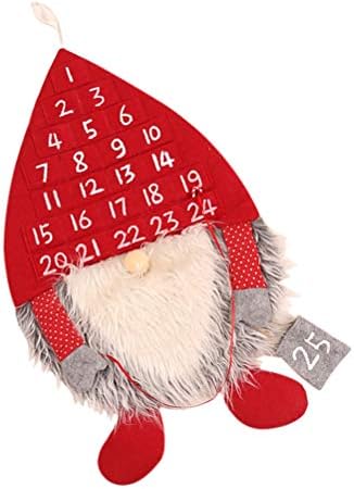 АБУФАН 2 еез Божиќ шведски Гном Дизајн Доаѓањето Календар Виси Божиќ Црвена Шапка шведски Дедо Мраз Одбројувањето Календар За