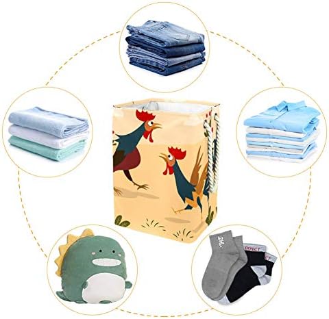 Unicey кокошки водоотпорен преклопување на алиштата за преклопување корпа за детска соба спална соба бебе расадник