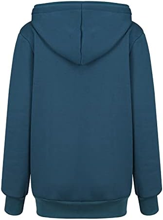 Женски обичен цврст патент џемпер џемпер со долги ракавици влечење на блуза Полос блузи блејзер тимови