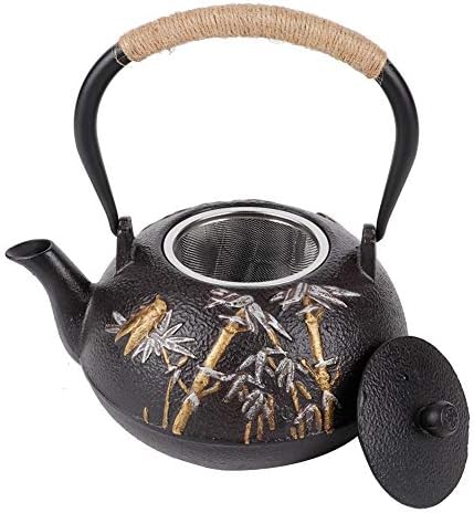 Чај тенџере јапонски леано железо чајник бамбус цикада шема котел за пиење софтвер за железо чај