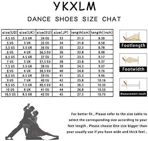 Ykxlm Кожа затворени чевли за танцување во салата за пети жени жени ликови чевли танцувачки пумпи, dyzphrd