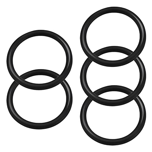 Bettomshin 5pcs нитрилна гума О-прстени, 31,1 mm OD 25,8 mm ID 2,65 mm ширина, метричка запечатување на заптивка за запечатување