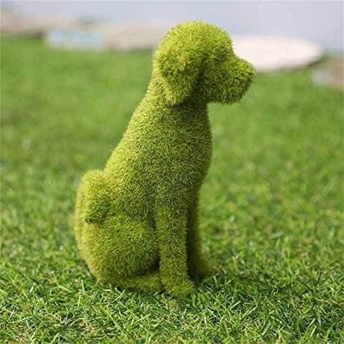 Чудна Статуа Декоративно Мочање Куче Топијар Зелена Симулација Собирање Украс За Кученца Стоечки Жардиниер