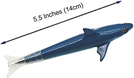 Лопенл 5 парчиња риба пенкала кловн риба ајкула пенкала морски коњи пенкала пенкала морето животинско топка со пенкало со црно мастило