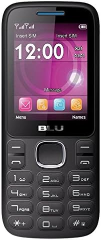 БЛУ Зои 2.4 З070у Мобилен Телефон Гсм Отклучен Двојна СИМ Андроид Тастатура Црна/Сина