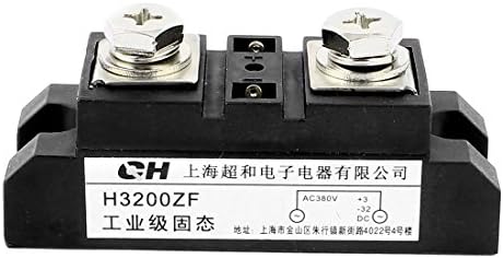 Shauni H3200ZF DC 3-32V до AC 380V Индустриска цврста состојба реле црна W терминална конектор за терминал