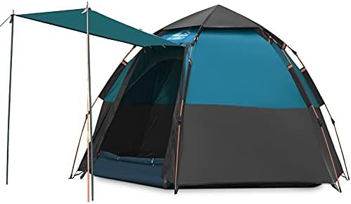 Водоотпорен шатор за кампување во Хјулф - 2/3/4 Лице лесно брзо поставување купола Семејни шатори за кампување, летање со двојни слоеви може