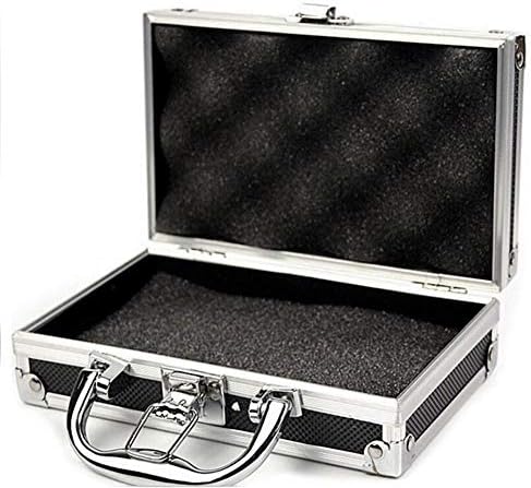 Anncus Protable Aluminum Tool Box Security опрема за безбедност, алатки за складирање на кутија кутија кутија отпорен на случај отпорен на случај
