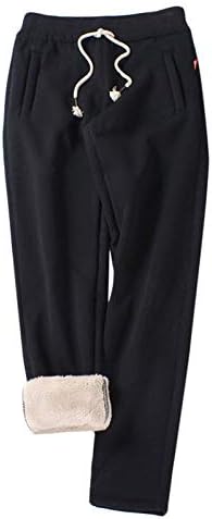 Flygo женски топло шерпа руно наредени активни панталони за џогерни џокери за џемпери