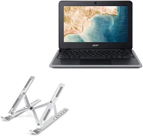 Штанд со боксер и монтирање компатибилен со Acer Chromebook 311 - Компактен штанд за лаптоп QuickSwitch, преносен, штанд за