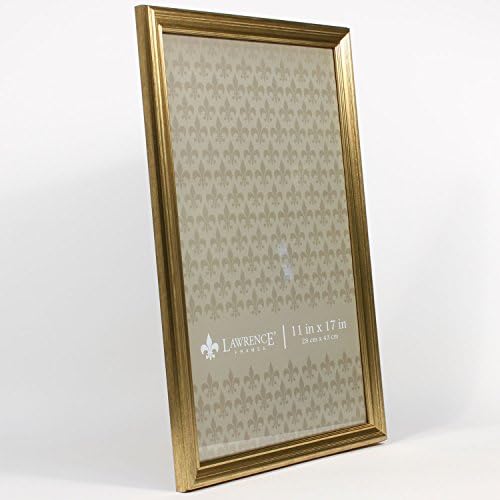 Lawrence Frames 536217 Gold 11x17 Sutter изгорена рамка за слика