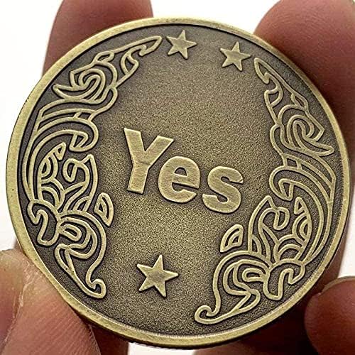 Одлука Среќа Љубов ДА Бронзена Комеморативна Монета Колекција Монета Врежана Монета Златна Монета Заб Самовила Монета Комеморативен Медал