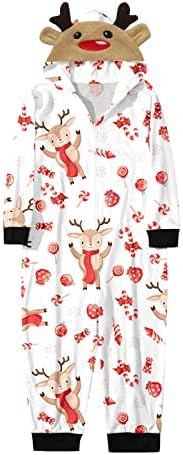 Комбицирање на Божиќни пижами во Дијаго, што одговара на пижами OnyEnightGown Lounge Holiday PJ Nightwear Sumpsuits Смешни ромери