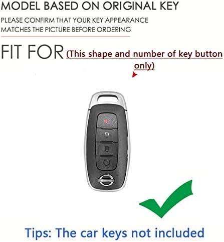 Sanrily Soft Sliver-Edge 4 копче на копчето FOB FOB за Nissan Ariya 8 Gen Gen NEW THEN TEANA додатоци без клуч за клучеви TPU клуч за клучеви