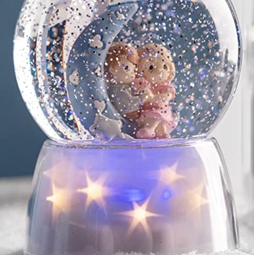 ZGJHFF сонуван starвездена светлина Снегулка Кристал топка музичка кутија Октаво ДЛА момче и девојка роденденски подарок за Денот на