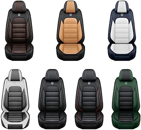 Објекти на седиштето на автомобилот ICELEather, водоотпорно меко дише кожено покритие со кожени седишта со џебови за складирање, одговара