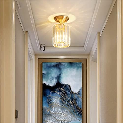 Кристални тавански светла на афлијк, светла за украсување на таванот за кујнски коридор патеки Сенка Дома во затворено осветлување