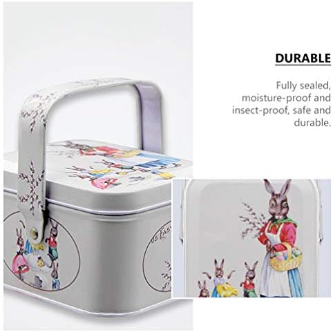 Doitool Велигденски колачиња подароци за подароци за зајаци зајаче кутии за свадбени кутии за свадбени кутии чајни садови за складирање
