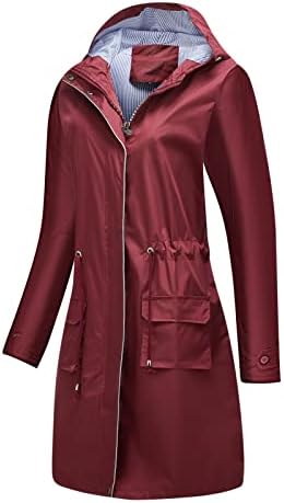 Женски патенти на отворено со џебови со џебови со долги ракави ветробрајкер планински носат модни влечења со долга јакна палто
