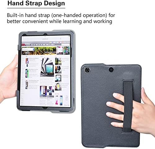 Алапмк За Ipad 10.2 Случај, Отстранлив Дизајн Фолио Повеќе Агли Стојат Покритие Со џеб &засилувач; Авто Спиење/Будење за iPad 9-ти/8-ми