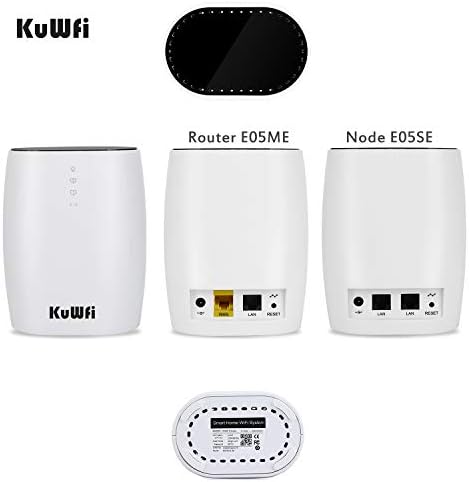 KUWFI пакет на стоки 4G LTE Mobile WiFi Hotspot и WiFi System WiFi систем за целата домашна мрежа 3-пакет