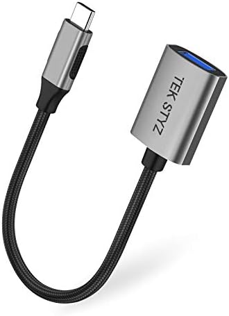 TEK Styz USB-C USB 3.0 адаптер компатибилен со вашиот Xiaomi Redmi 10 2022 OTG Type-C/PD машки USB 3.0 женски конвертор.