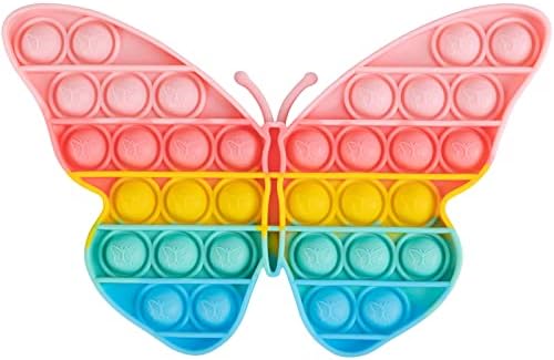 Aizixin Pop Bubble Fidget сензорни играчки, стискајте сензорни играчки, новински подароци за момчиња и девојчиња, алатки за олеснување