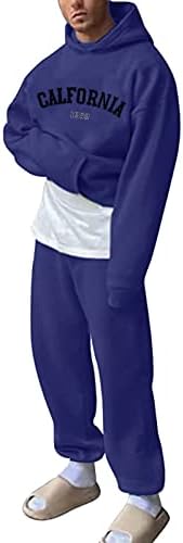 Wabtum mens 2 парчиња костуми постави случајни опуштени фит -текови за модни потпови за поттикнување на атлетски костуми за атлетски костуми за џогирање сет
