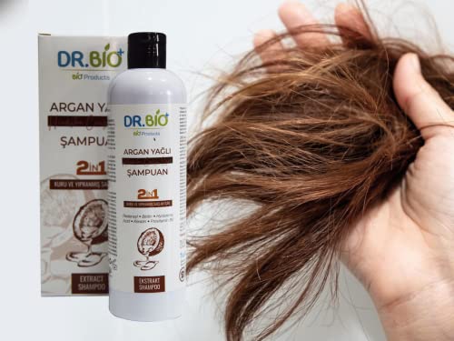 Д -р. Bio Bio Products 2in1 Argan мрсен екстракт од кокос Шампон - 400 ml