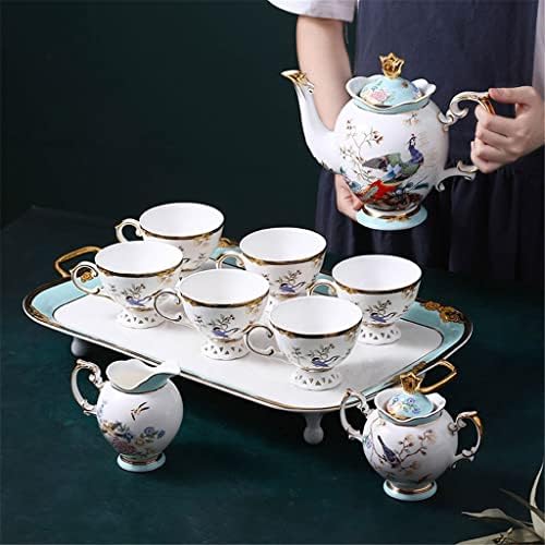 N/A Кинески стил попладневен чај чај, чајник, сет на Национален Фенг Шуи, Коска Кина кафе, поставена со послужавник, подарок за домаќинство