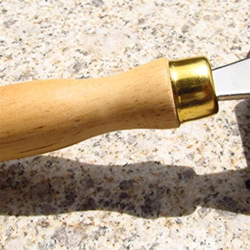 Houkai 5/10cm печатење мастило за мастило Гума за бојата на мастило за печатење Анти-лизгање дрвени рачки за занаетчиски проекти