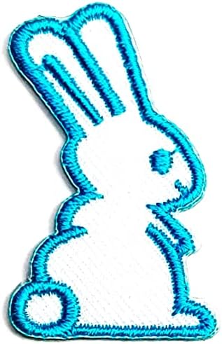 Кленплус 2 парчиња. Мини Малку Сина &засилувач; Белата Зајакот Печ Занаети Уметност Шиење Поправка Зајаче Зајакот Цртан Филм Везени Железо На