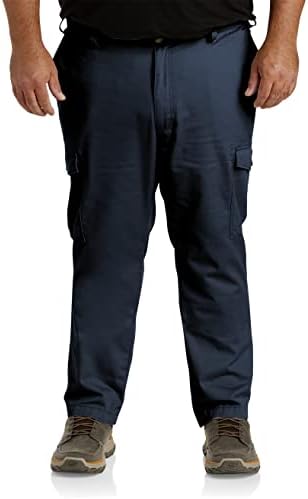 DXL големи и високи најважни машки панталони за мажи | Опуштено прилагодено панталони со нозе со џебови со 6 џебни џебови