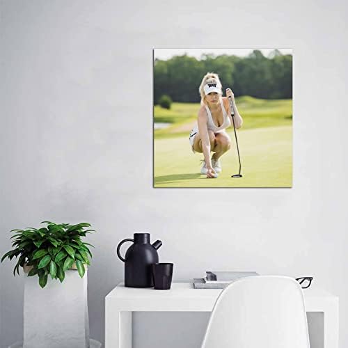Секси голф женски голф постер декоративно сликарство платно wallидна уметност дневна соба постери за спална соба 12x12inch