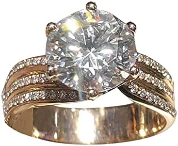 2023 година Нова свадба жени за девојка Невестата прстен за специјален прстен за накит за накит за накит на обемни прстени накит