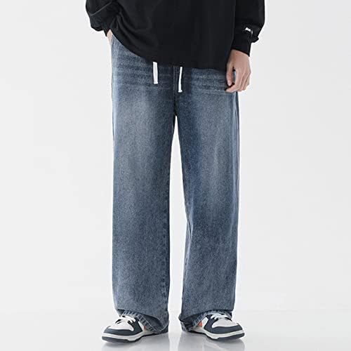Хатоп Демин панталони за мажи Есенски зимски обични пантолони панталони со џебни модни долги панталони