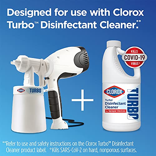 Клорокс Турбо рачен распрскувач на моќност и средство за чистење средства за мали бизниси, лесен распрскувач на енергија, индустриско чистење,