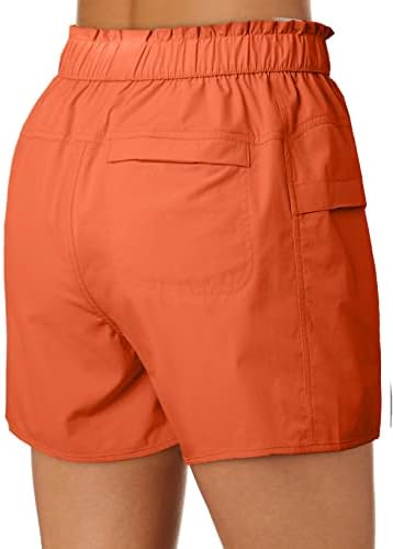 Алеумдрински женски шорцеви за пешачење со брзо сушење со 3 џебови - лесни шорцеви на отворено за патеки за голф и кампување