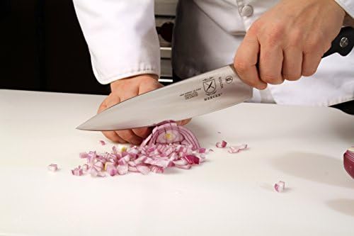 Mercer Culinary M21078 Genesis 8-инчен кратки нож за готвач, црно