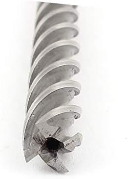 X-Dree 135mm долга 10мм сечење диа директна дупчење дупка 4 флејти за мелење на мелење на мелење (135мм Ларго 10мм Корте Диа Ректо Васстаго