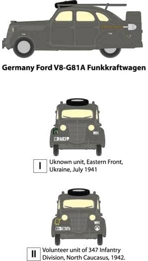 Роден 818-1/35-Форд V8-G81A Funkwagen, Скала Пластични модел комплет